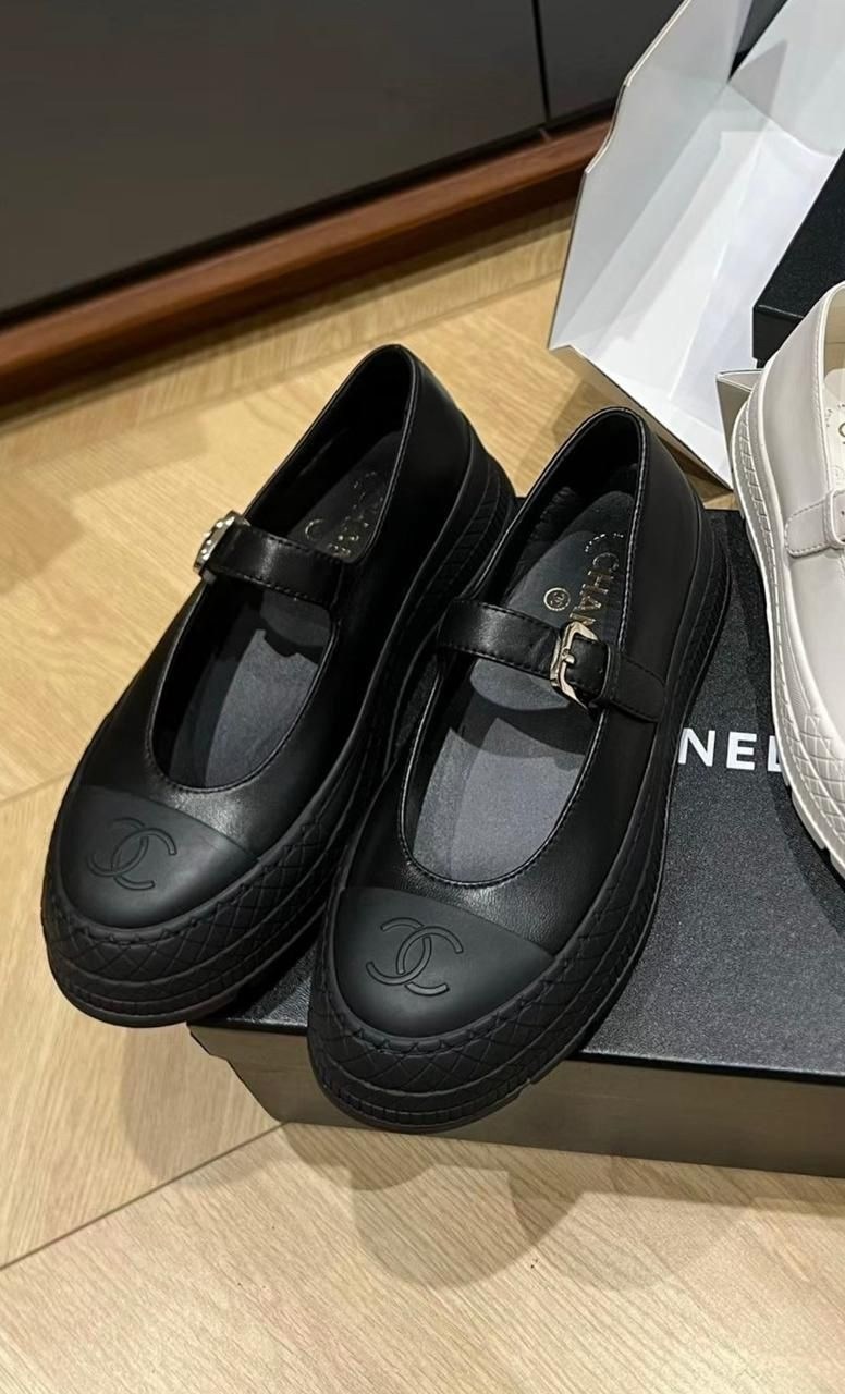 ,балетки шанель,туфли шанель, на плоской подошве,chanel балетки