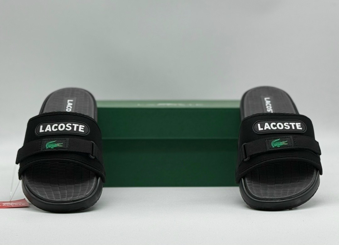 мужские шлепанцы,тапочки лакост,мужские тапки,шлепанцы lacoste,мужские сланцы