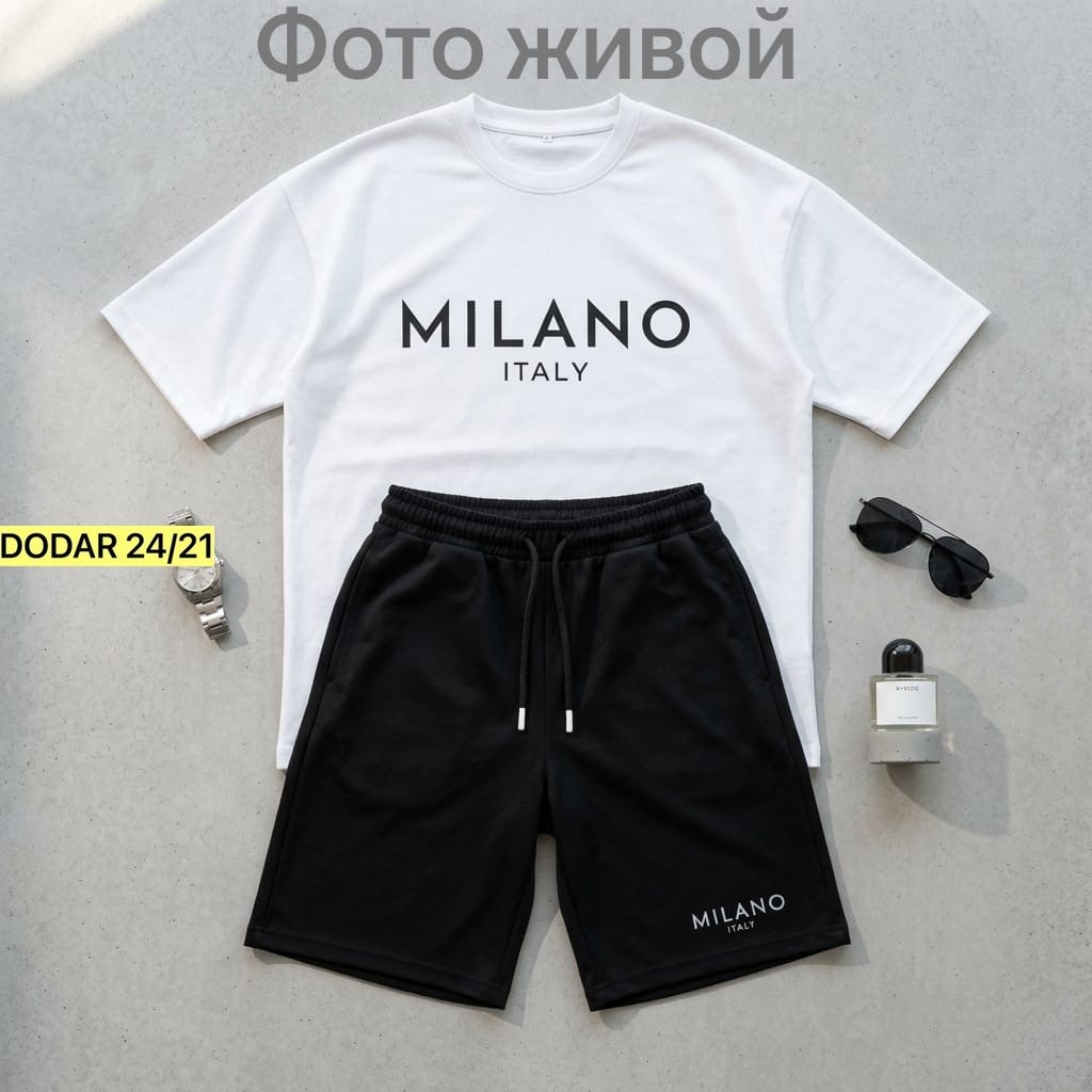 модные мужские футболки,спортивная одежда мужская,одежда комплект,футболка и шорты,комплект футболки