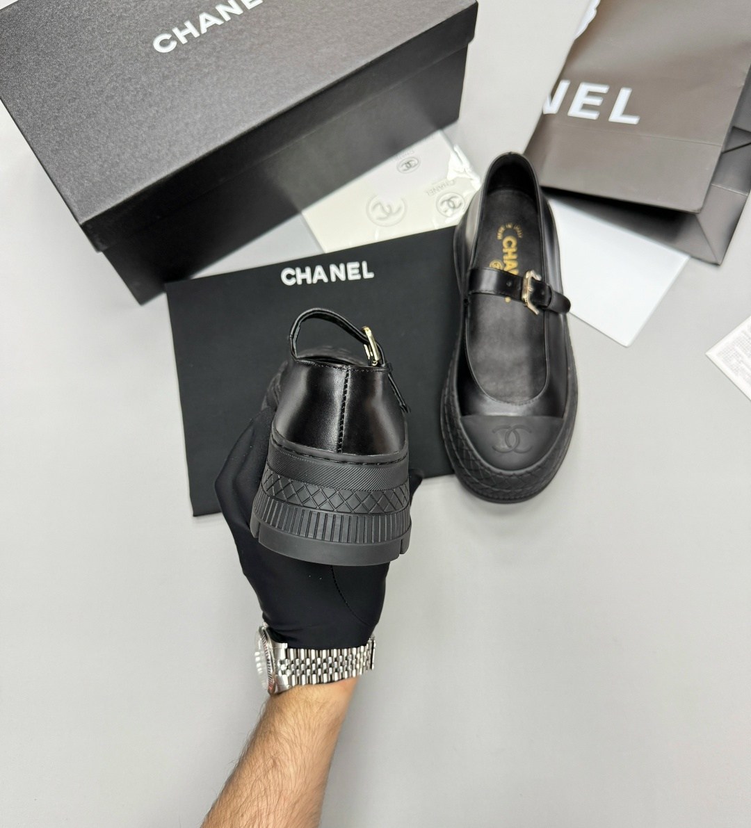 туфли chanel,,лоферы chanel,женская повседневная кожаная  chanel,балетки chanel