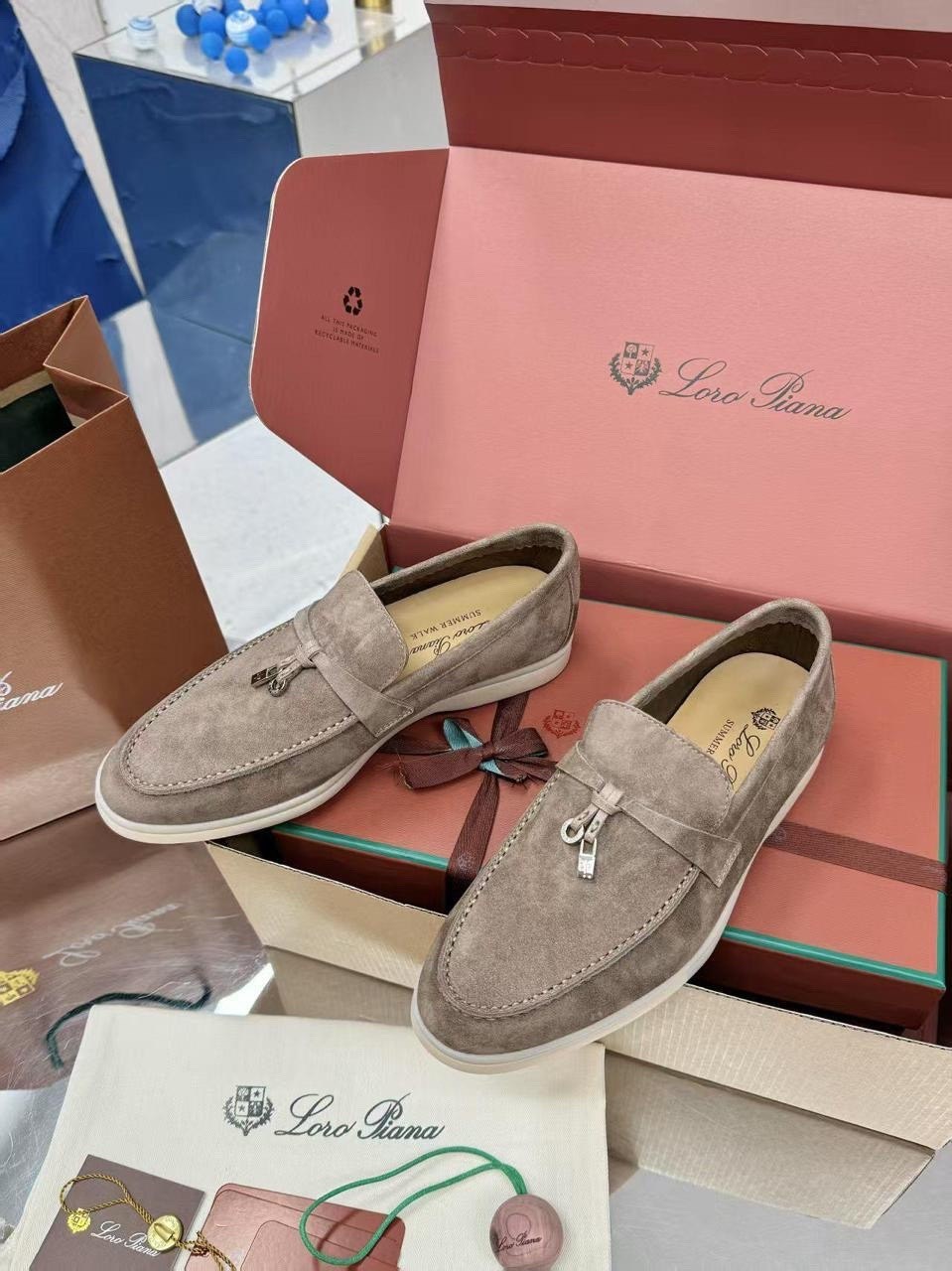 женские лоферы loro piana,замшевые женские лоферы loro piana розовые,,лоферы loro piana,лоферы замшевые