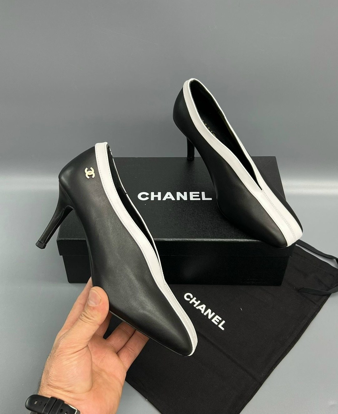 туфли chanel,,туфли шанель,туфли шанель на каблуке,женские туфли лодочки