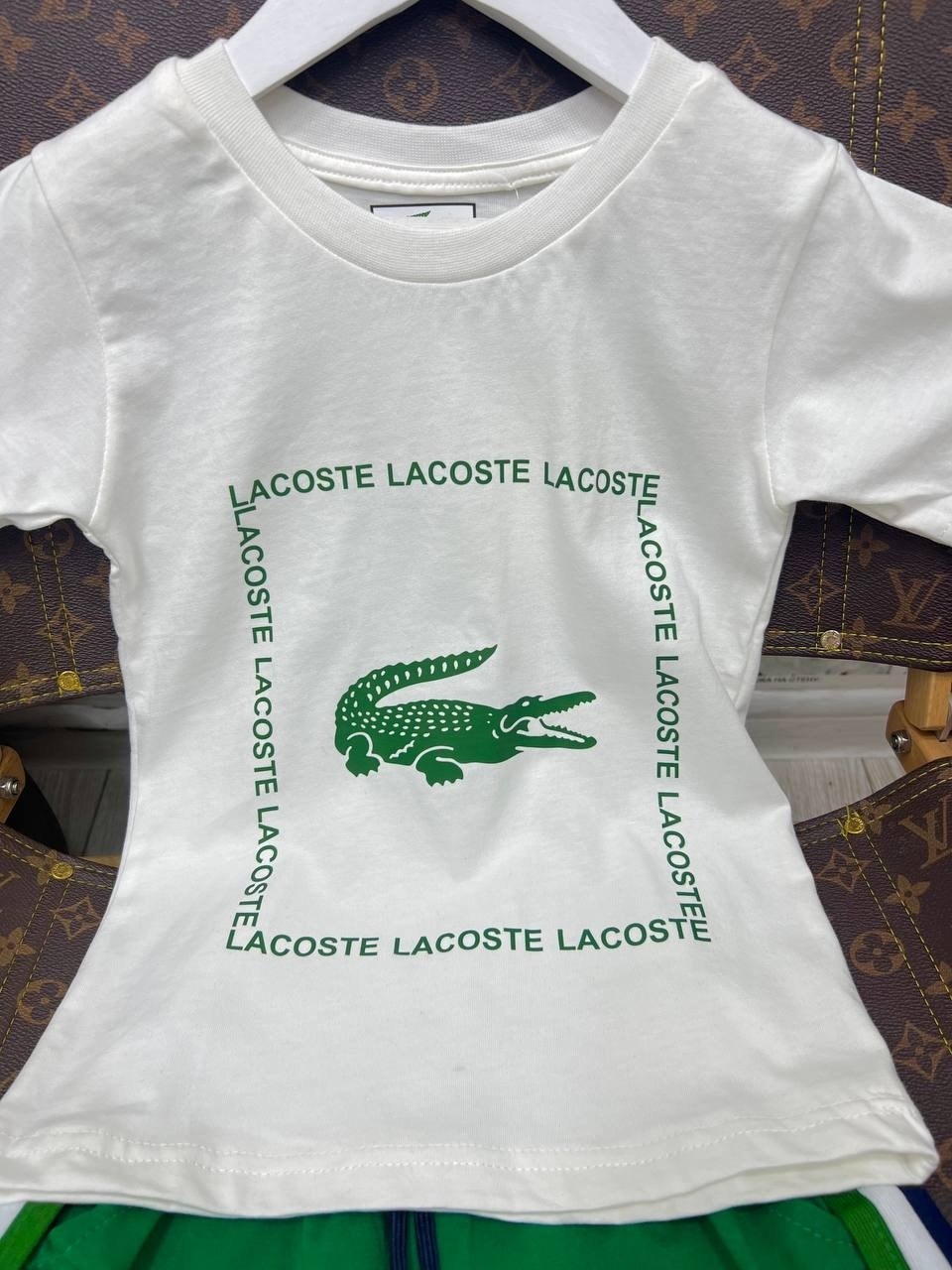 костюм детский lacoste,комплект футболка,лакоста футболка с шортами,одежда комплект,футболка lacoste