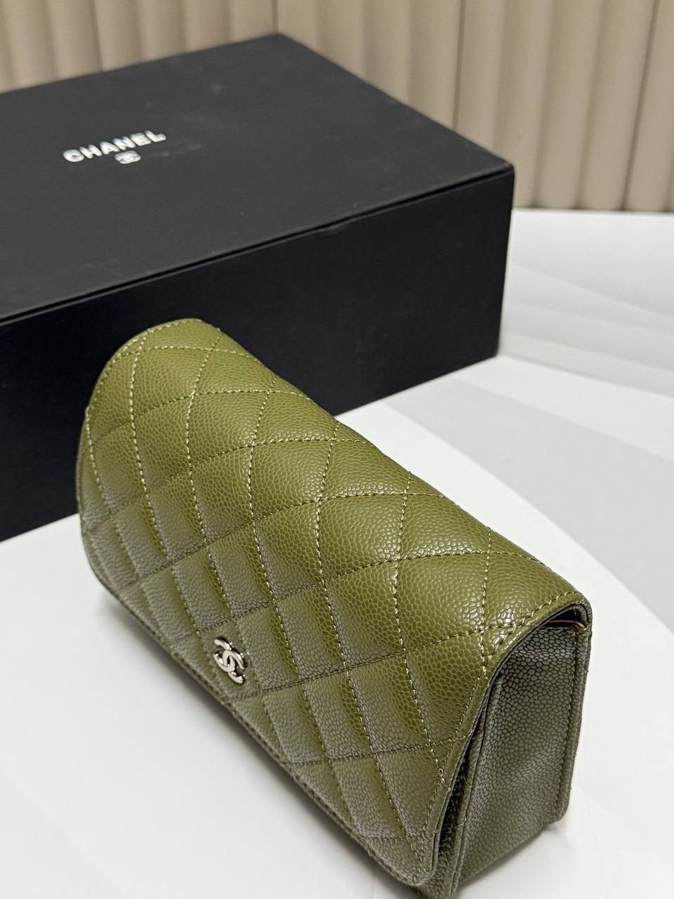 chanel кошелек,кошелек шанель,сумка chanel,женские кошельки,chanel wallet green