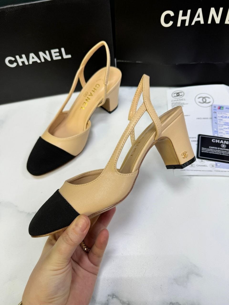 босоножки chanel,туфли chanel,бежевые кожаные слингбэки chanel на высоком каблуке,chanel бежевые кожаные туфли для женщин,босоножки шанель бежевые