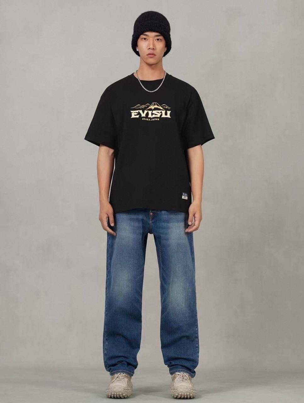 футболки мужские,футболка,футболка evisu,футболка с принтом,дизайн футболки