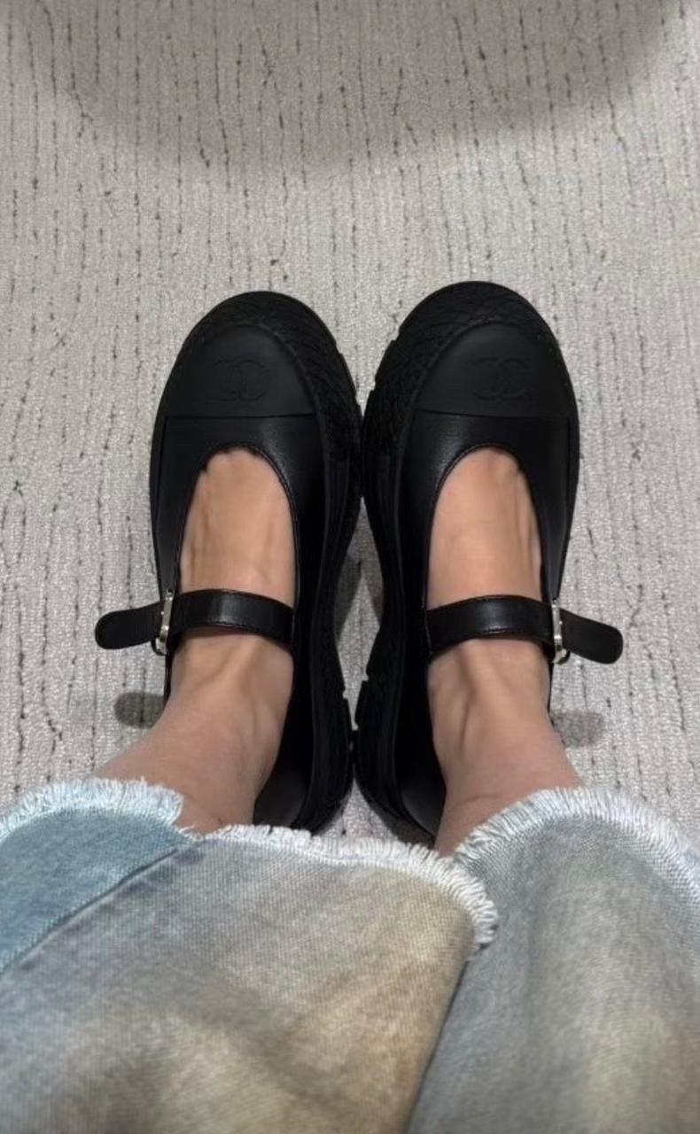,балетки шанель,туфли шанель, на плоской подошве,chanel балетки
