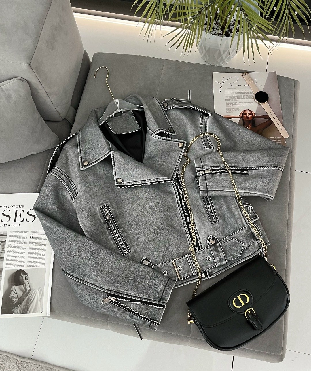 косуха куртка,косуха винтажная куртка кожаная oversize серая mony,косуха серая,кожаная куртка,серая косуха оверсайз