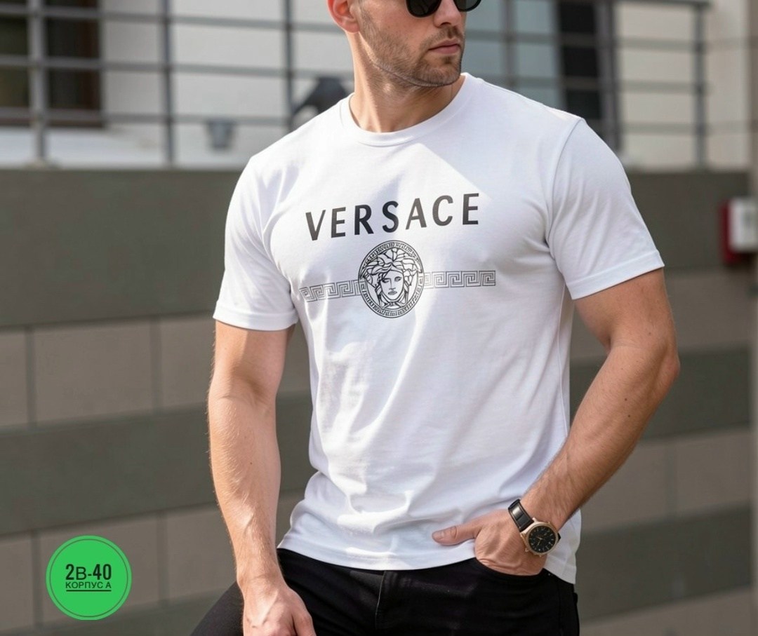 мужские футболки versace,мужская футболка,одежда для мужчин,мужская мода,футболка