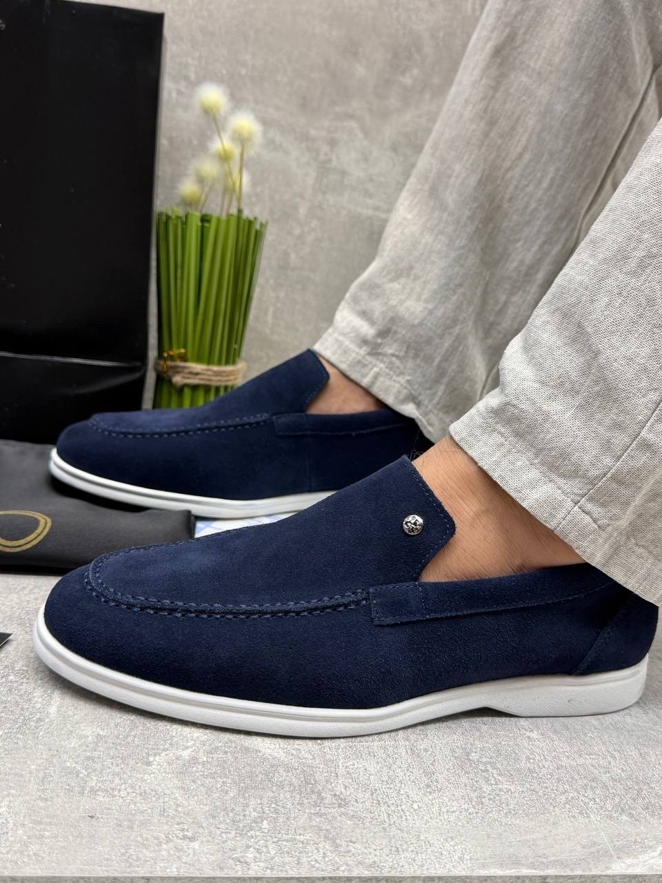 лоферы мужские loro piana,,мужские слипоны,кеды замшевые,мужские лоферы замшевые