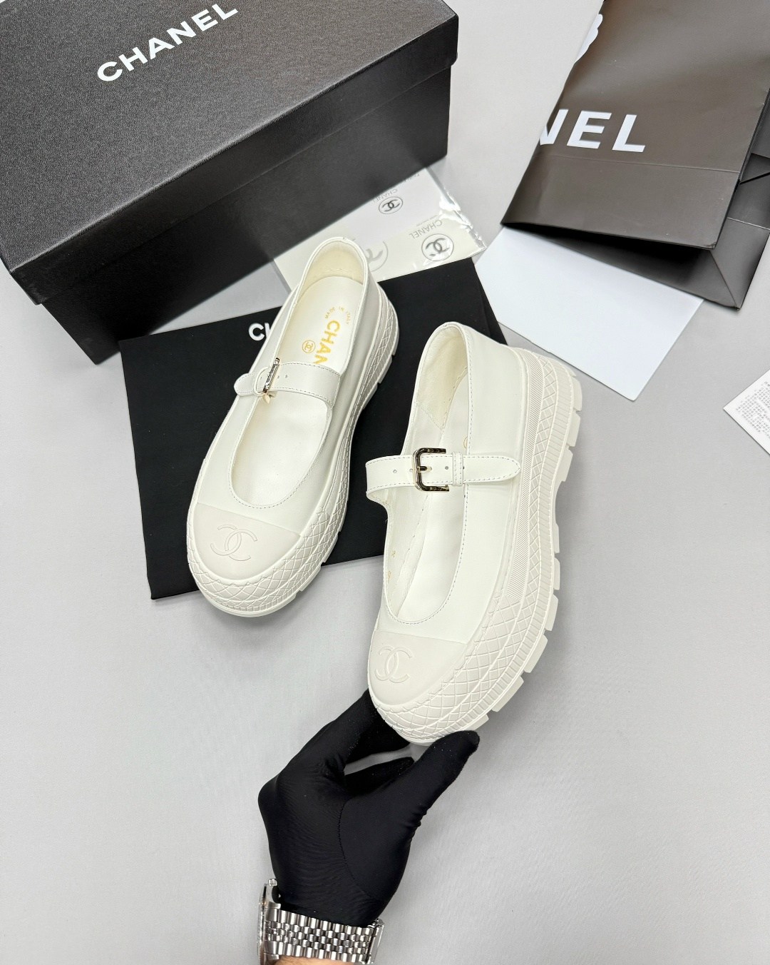 туфли chanel,,лоферы chanel,женская повседневная кожаная  chanel,балетки chanel