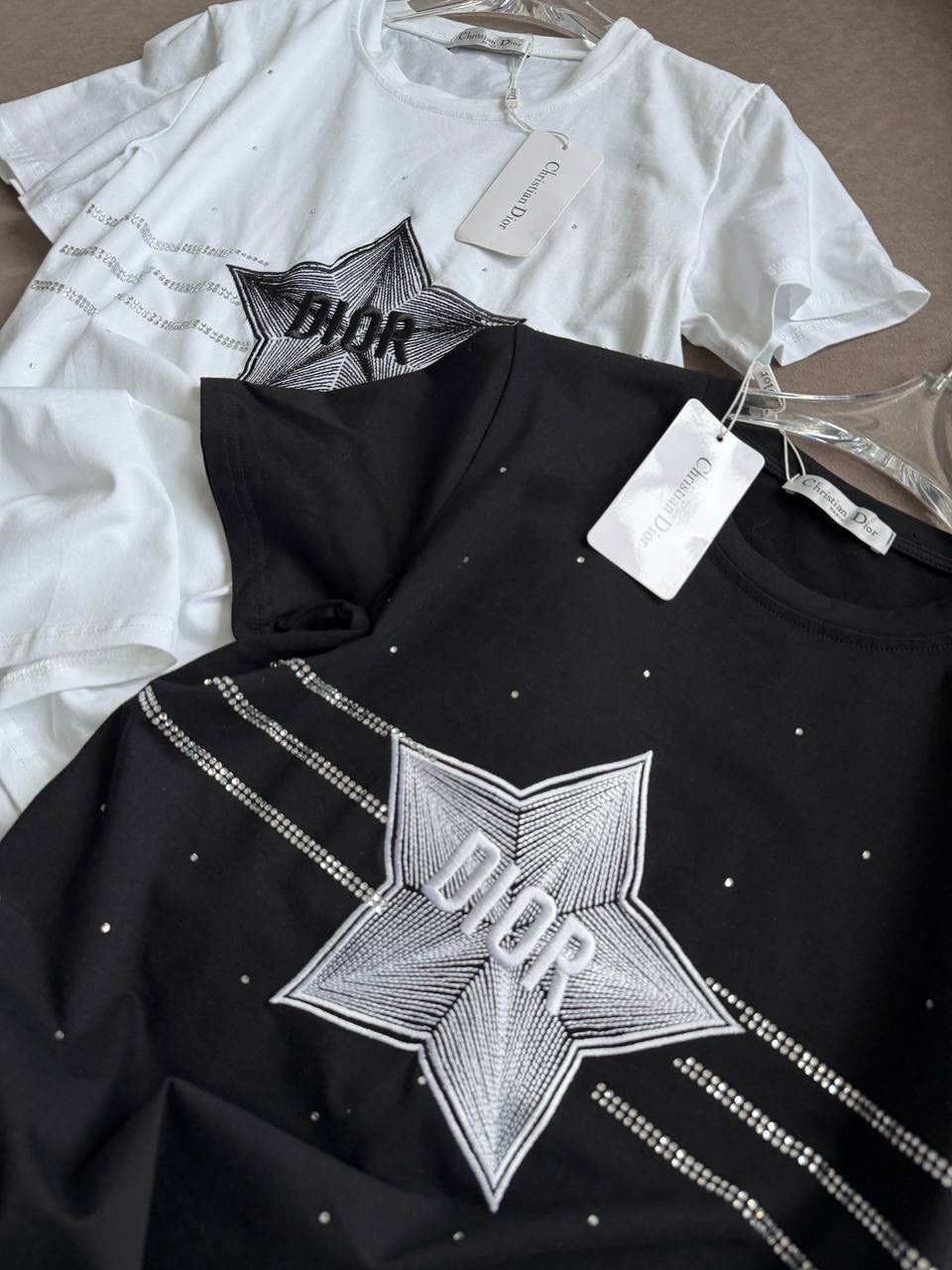 футболки женская,футболка dior,футболка со звездами,футболка