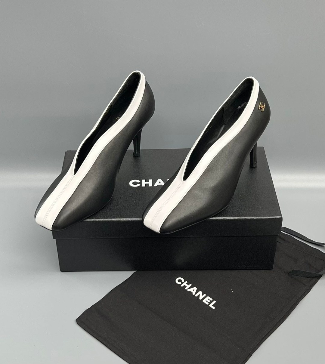 туфли chanel,,туфли шанель,туфли шанель на каблуке,женские туфли лодочки