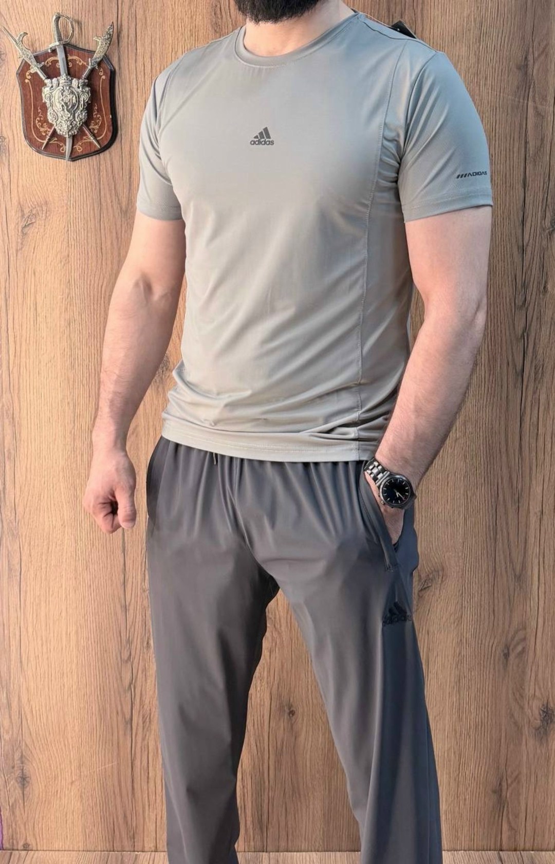 футболка мужская adidas,adidas performance,футболка мужская adidas aeroready,адидас бежевая футболка мужская,адидас футболка