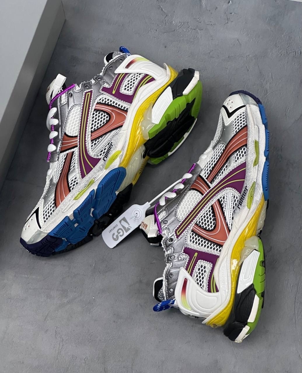 кроссовки balenciaga,беговые кроссовки balenciaga разноцветный,balenciaga runner multicolor low top sneaker size 11,кроссовки баленсиага runner,кроссовки balenciaga runner sneaker multi-color разноцве