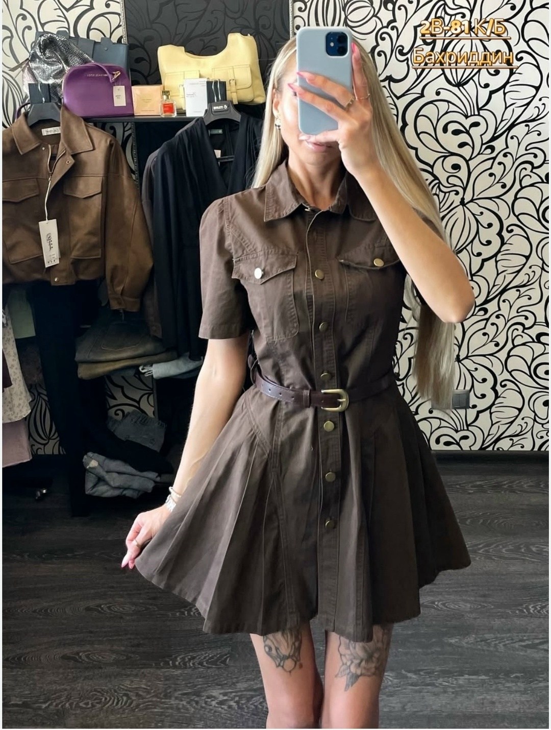 платье 👗,платье женская,платье рубашка с поясом,платье хаки