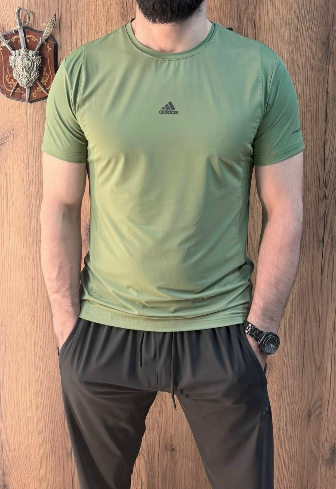 футболка мужская adidas,adidas performance,футболка мужская adidas aeroready,адидас бежевая футболка мужская,адидас футболка