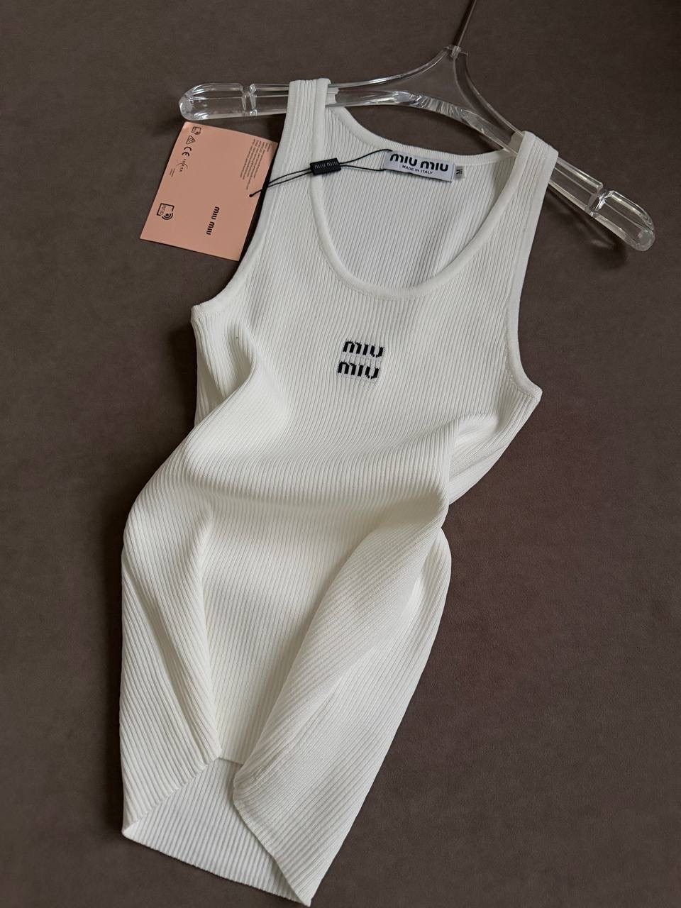 майка женская,майка miu miu,женский костюмы,майка топ