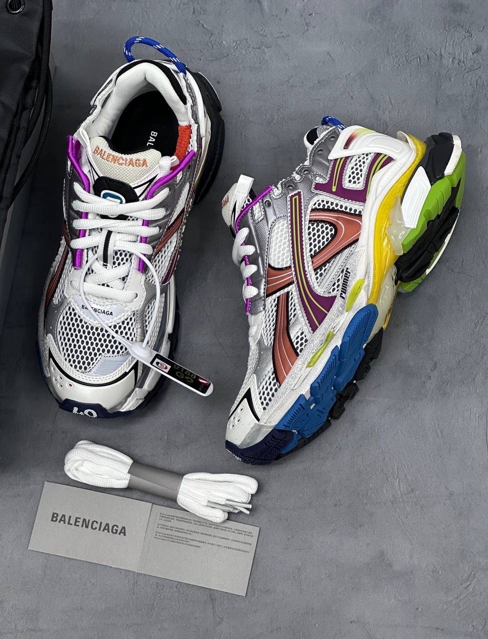 кроссовки balenciaga,беговые кроссовки balenciaga разноцветный,balenciaga runner multicolor low top sneaker size 11,кроссовки баленсиага runner,кроссовки balenciaga runner sneaker multi-color разноцве