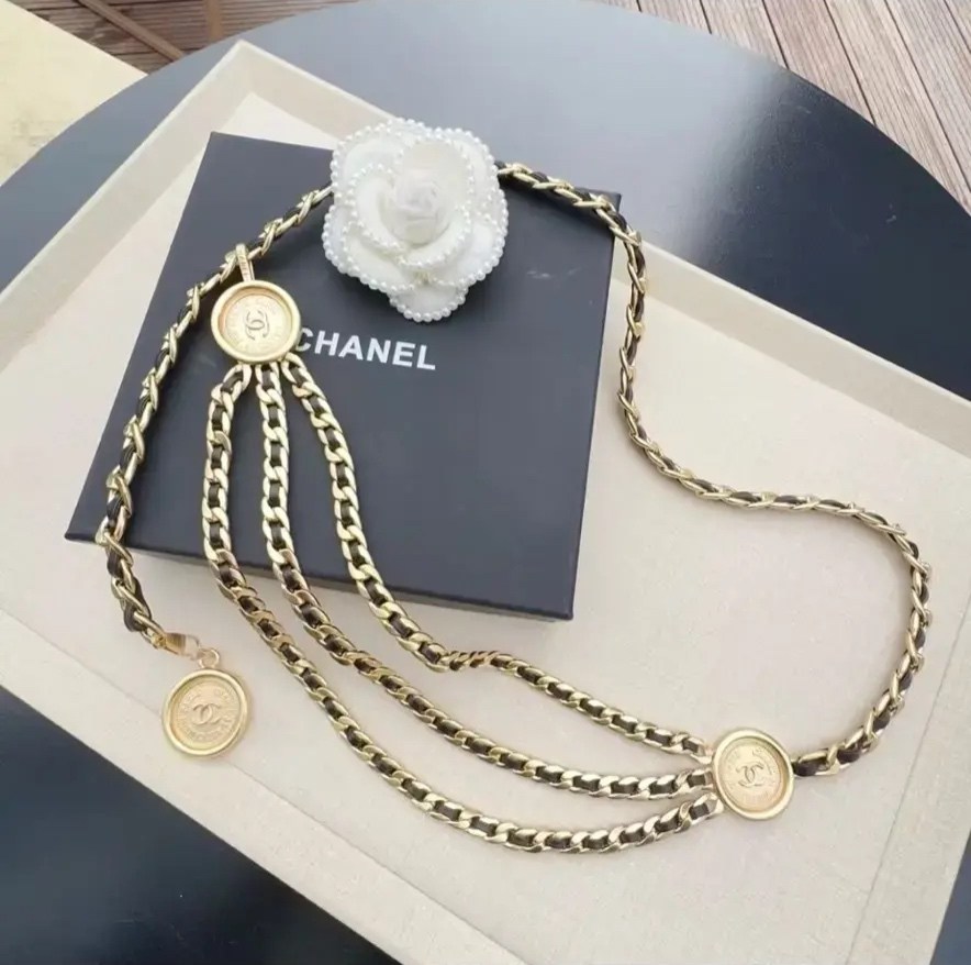 ожерелье chanel,chanel chanel,колье chanel,цепочка шанель,chanel belt chain