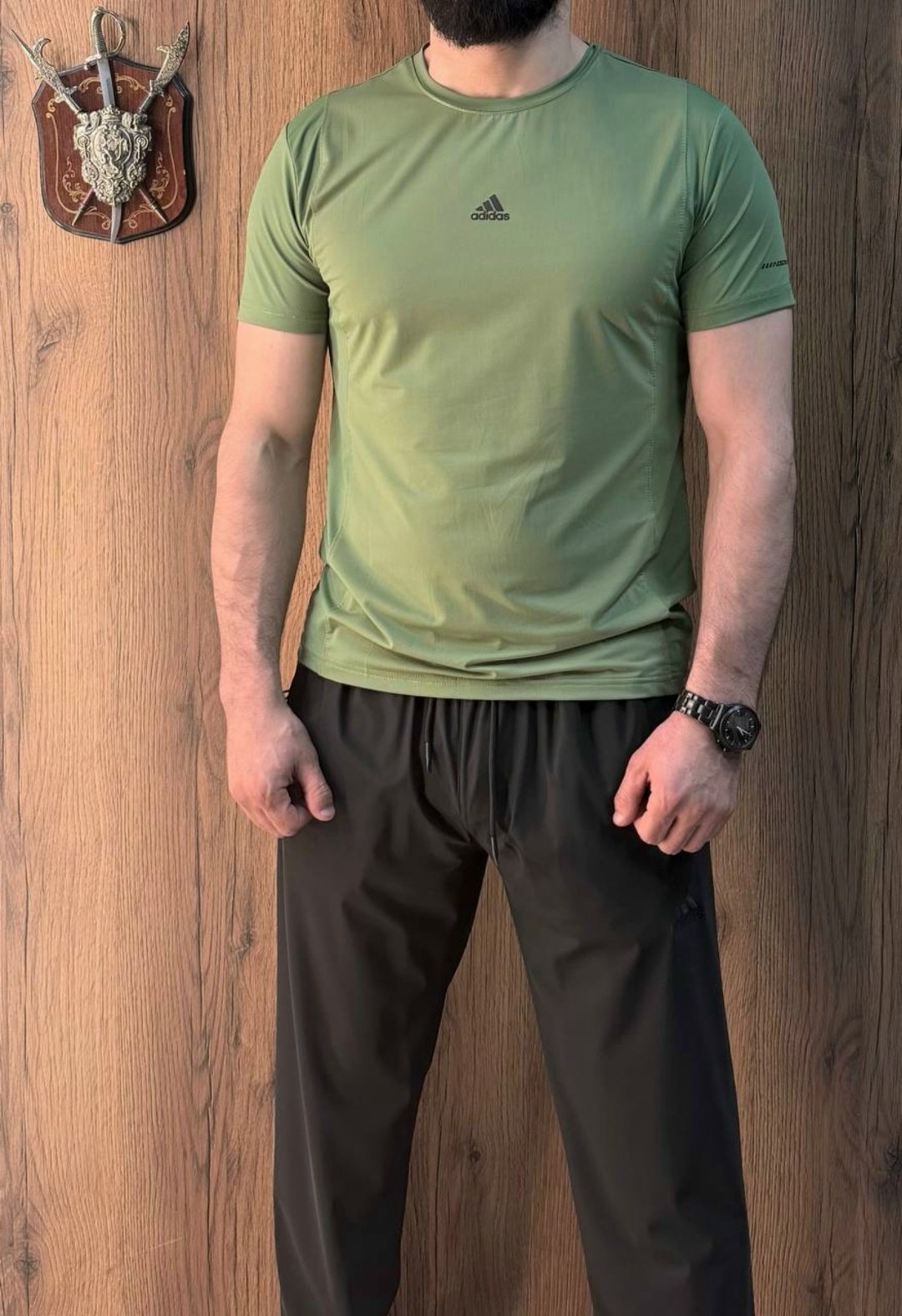 футболка мужская adidas,adidas performance,футболка мужская adidas aeroready,адидас бежевая футболка мужская,адидас футболка