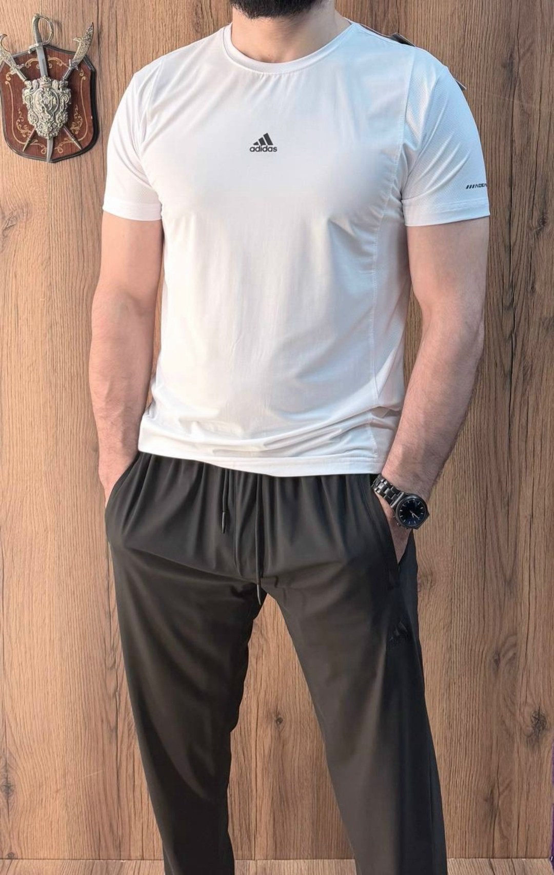 футболка мужская adidas,adidas performance,футболка мужская adidas aeroready,адидас бежевая футболка мужская,адидас футболка
