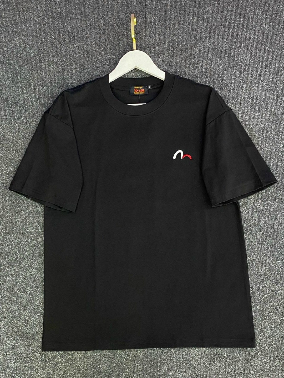 футболка evisu,футболка,футболка мужская,футболка с принтом,мужская футболка белая