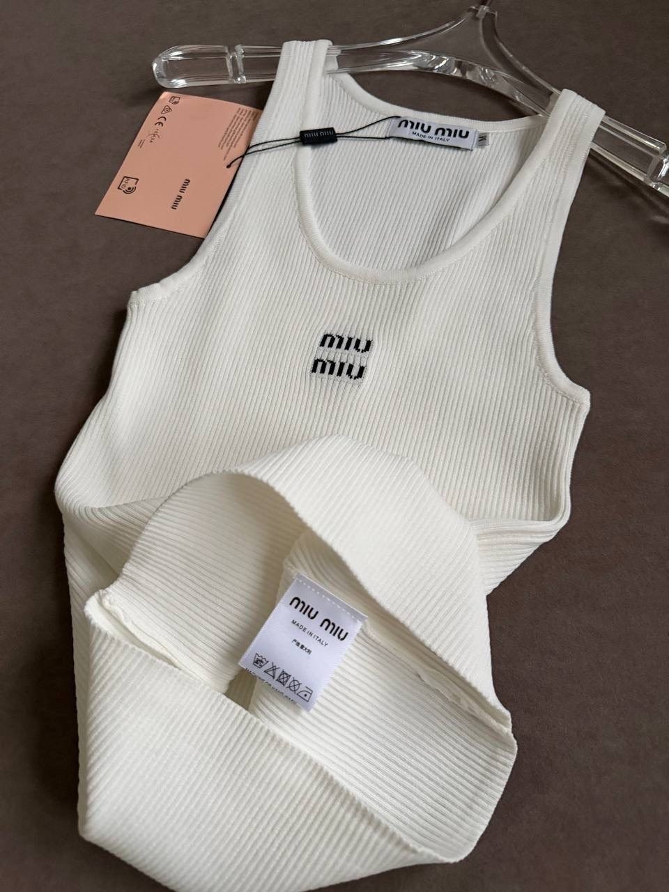 майка женская,майка miu miu,женский костюмы,майка топ