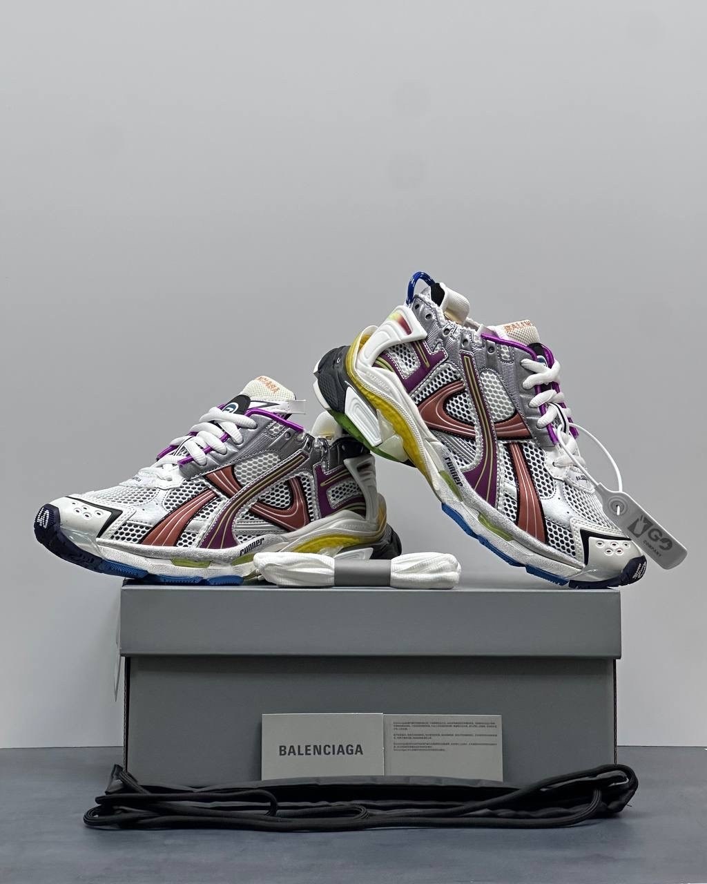кроссовки balenciaga,беговые кроссовки balenciaga разноцветный,balenciaga runner multicolor low top sneaker size 11,кроссовки баленсиага runner,кроссовки balenciaga runner sneaker multi-color разноцве