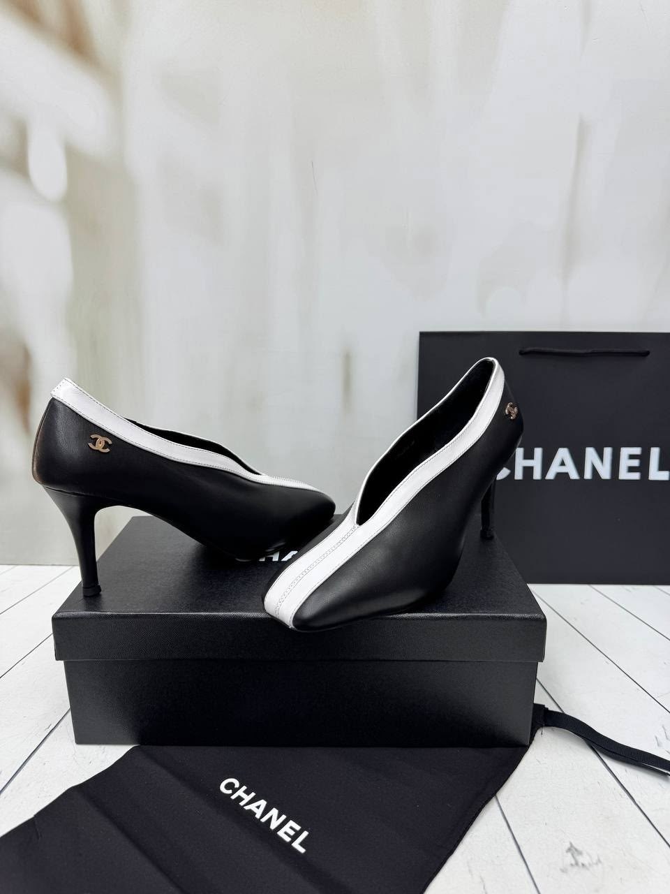 ,туфли chanel,туфли лодочки женские,шанель мода,туфли шанель на каблуке