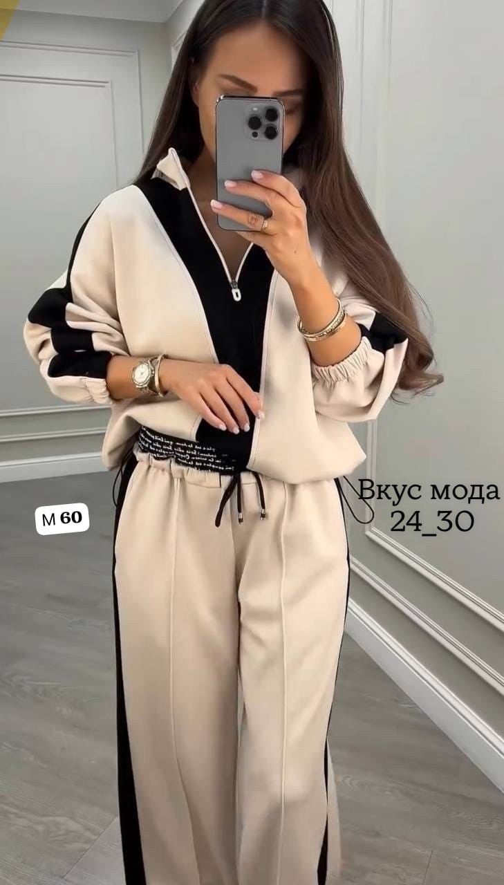 женский костюм двойка ткань креп,костюм двойка женский,костюм двойка,костюм спорт шик alexia m 488669952,костюм женский с брюками