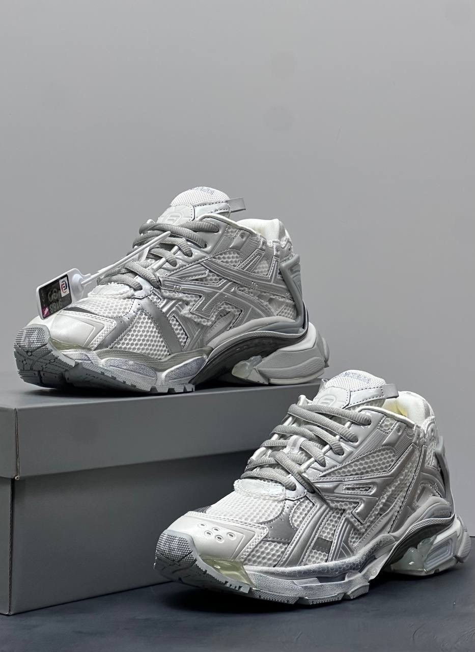 кроссовки balenciaga,кроссовки женские balenciaga,кроссовки balenciaga wmns runner sneaker кремовый,женские кроссовки balenciaga runner серебристые,кроссовки balenciaga runner
