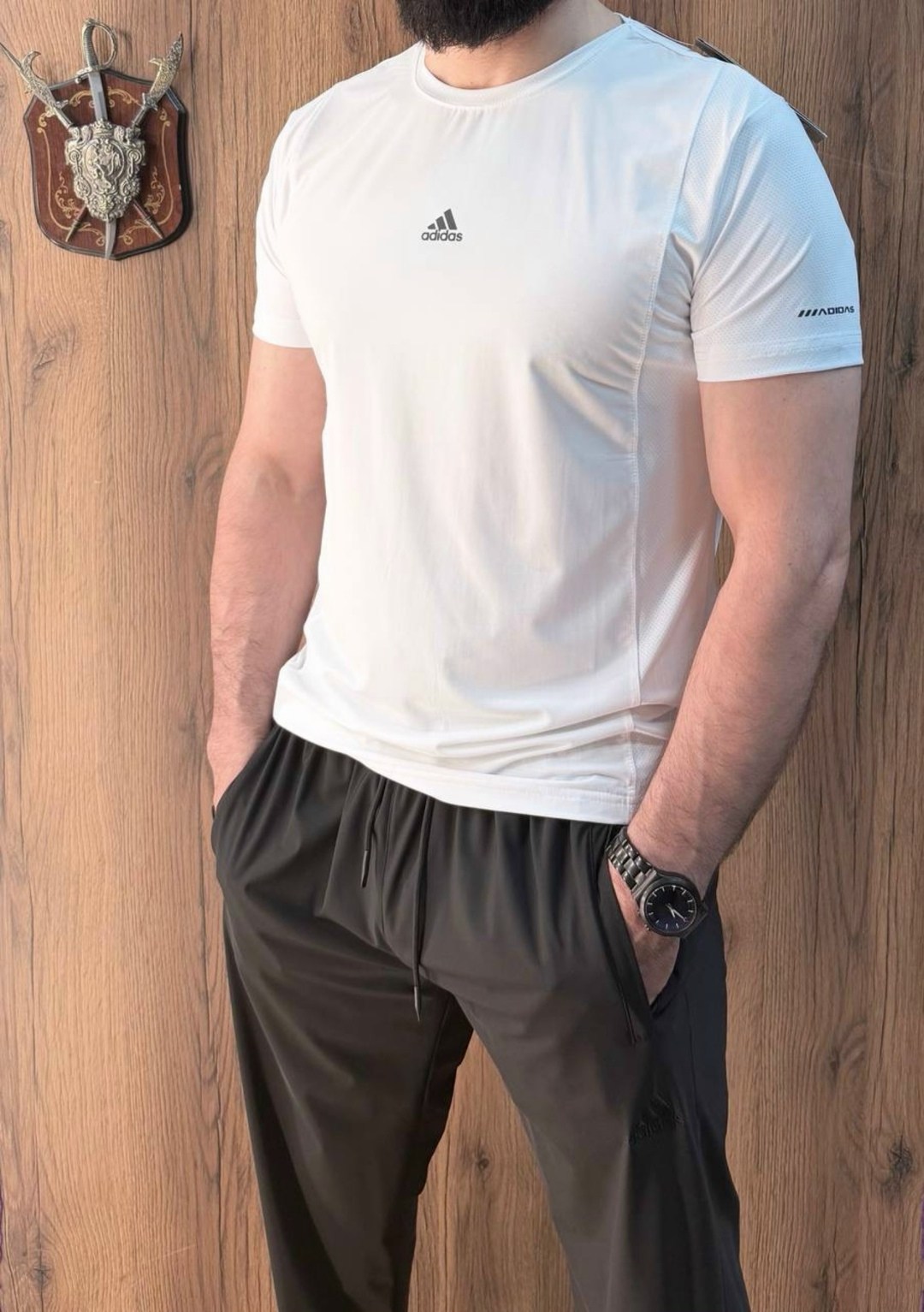футболка мужская adidas,adidas performance,футболка мужская adidas aeroready,адидас бежевая футболка мужская,адидас футболка
