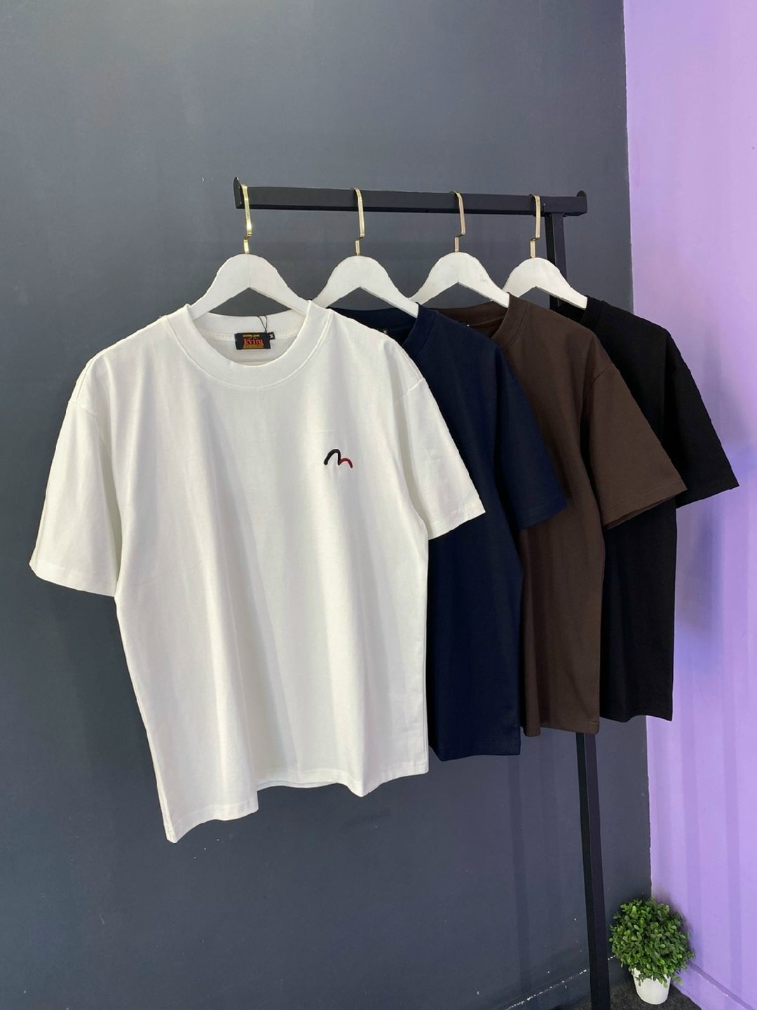 футболка evisu,футболка,футболка мужская,футболка с принтом,мужская футболка белая
