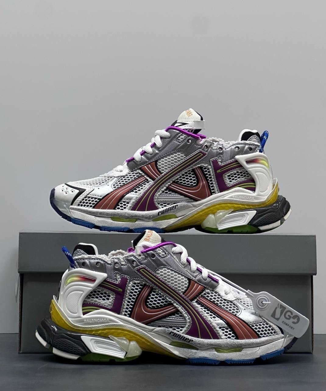 кроссовки balenciaga,беговые кроссовки balenciaga разноцветный,balenciaga runner multicolor low top sneaker size 11,кроссовки баленсиага runner,кроссовки balenciaga runner sneaker multi-color разноцве