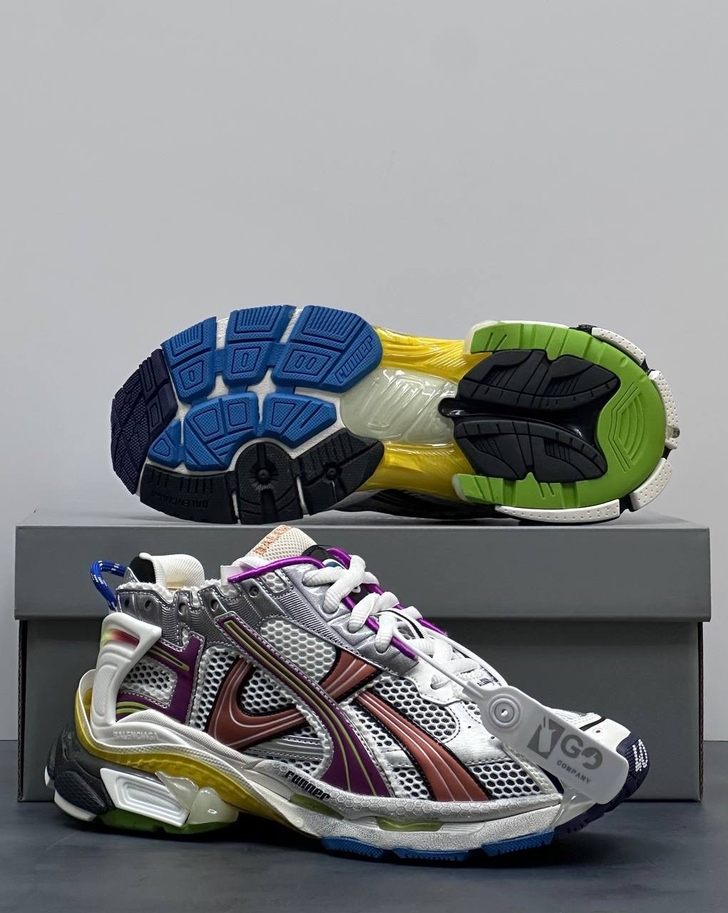 кроссовки balenciaga,беговые кроссовки balenciaga разноцветный,balenciaga runner multicolor low top sneaker size 11,кроссовки баленсиага runner,кроссовки balenciaga runner sneaker multi-color разноцве