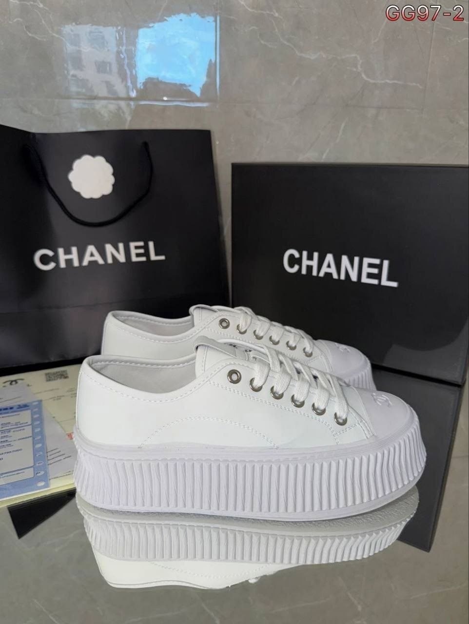 кеды женские chanel,кеды chanel,кеды на платформе chanel premiumshoes 237107131,,кроссовки chanel