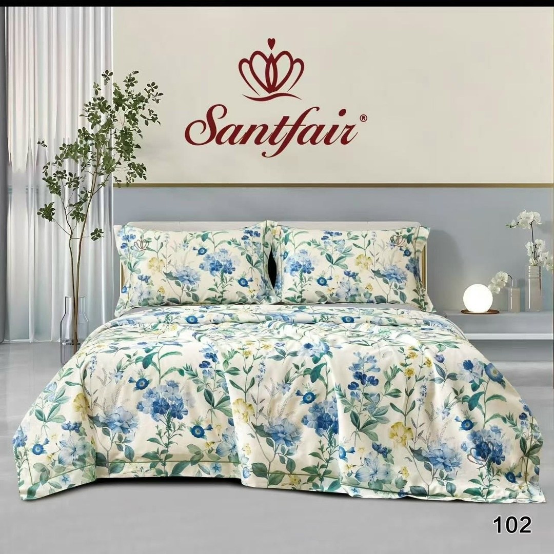 комплект постельного белья с одеялом santfair,комплект постельного белья,комплект постельного белья с одеялом,роскошный комплект постельного белья,постельное бельё