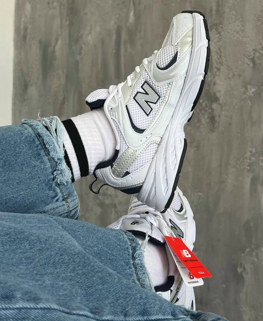 кроссовки new balance 530,кроссовки new balance 530 white silver navy,new balance 530 white silver navy,кроссовки new balance,new balance 530