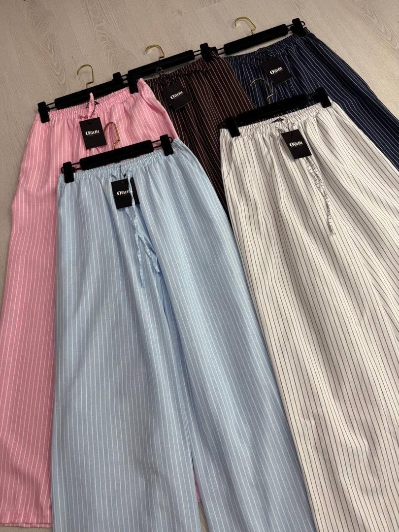 розовые брюки,штаны розовые,violon pink striped y2k wide leg pants with elastic waist,широкие брюки,брюки палаццо