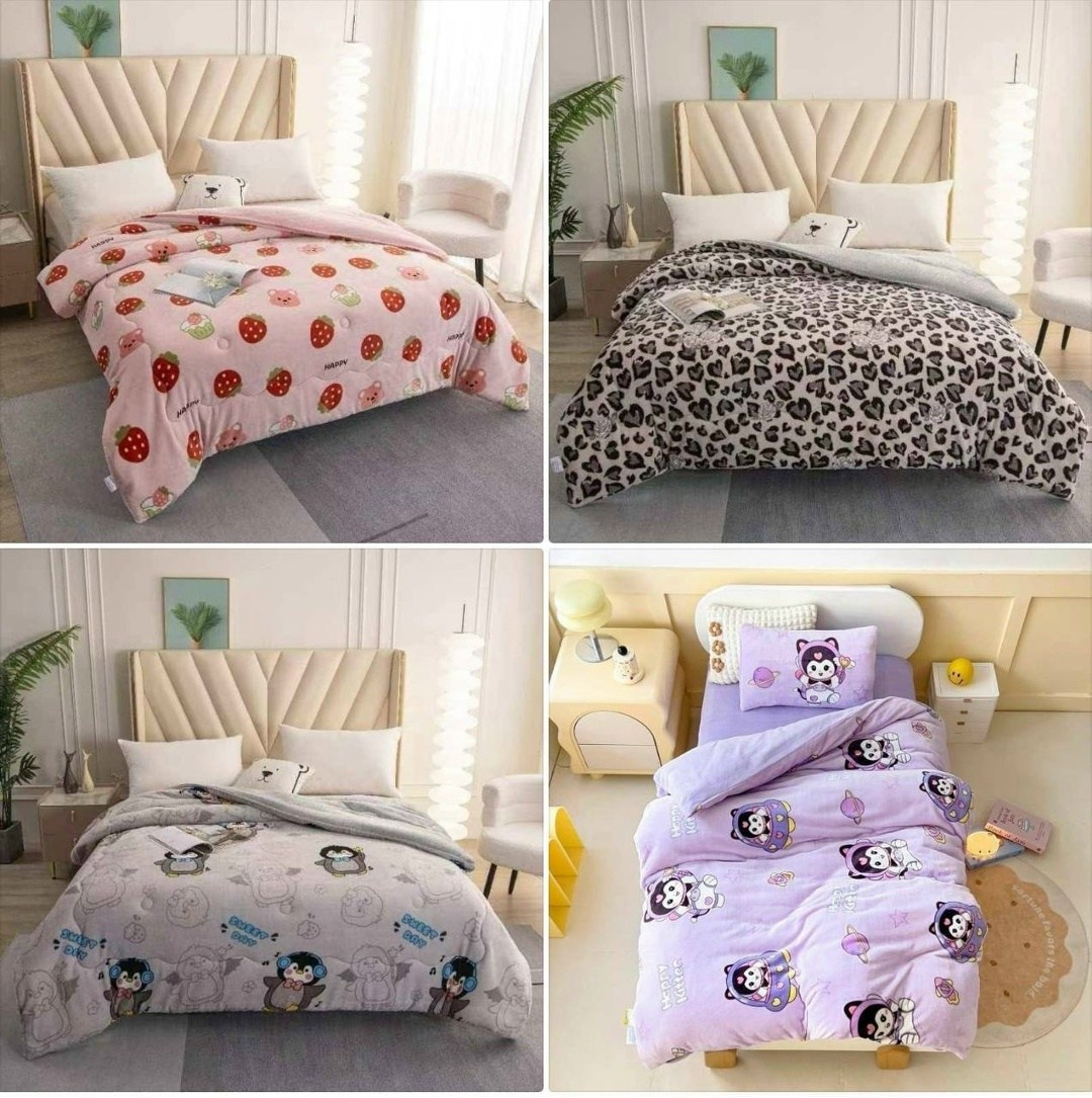 комплект постельного белья,sanrio комплект постельного белья,комплект постельного белья miniso hello kitty kuromi 4 предмета,постельное белье,комплект постельного белья sanrio hello kitty