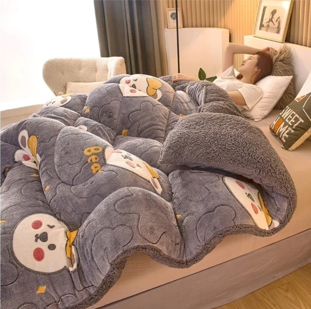 комплект постельного белья,sanrio комплект постельного белья,комплект постельного белья miniso hello kitty kuromi 4 предмета,постельное белье,комплект постельного белья sanrio hello kitty