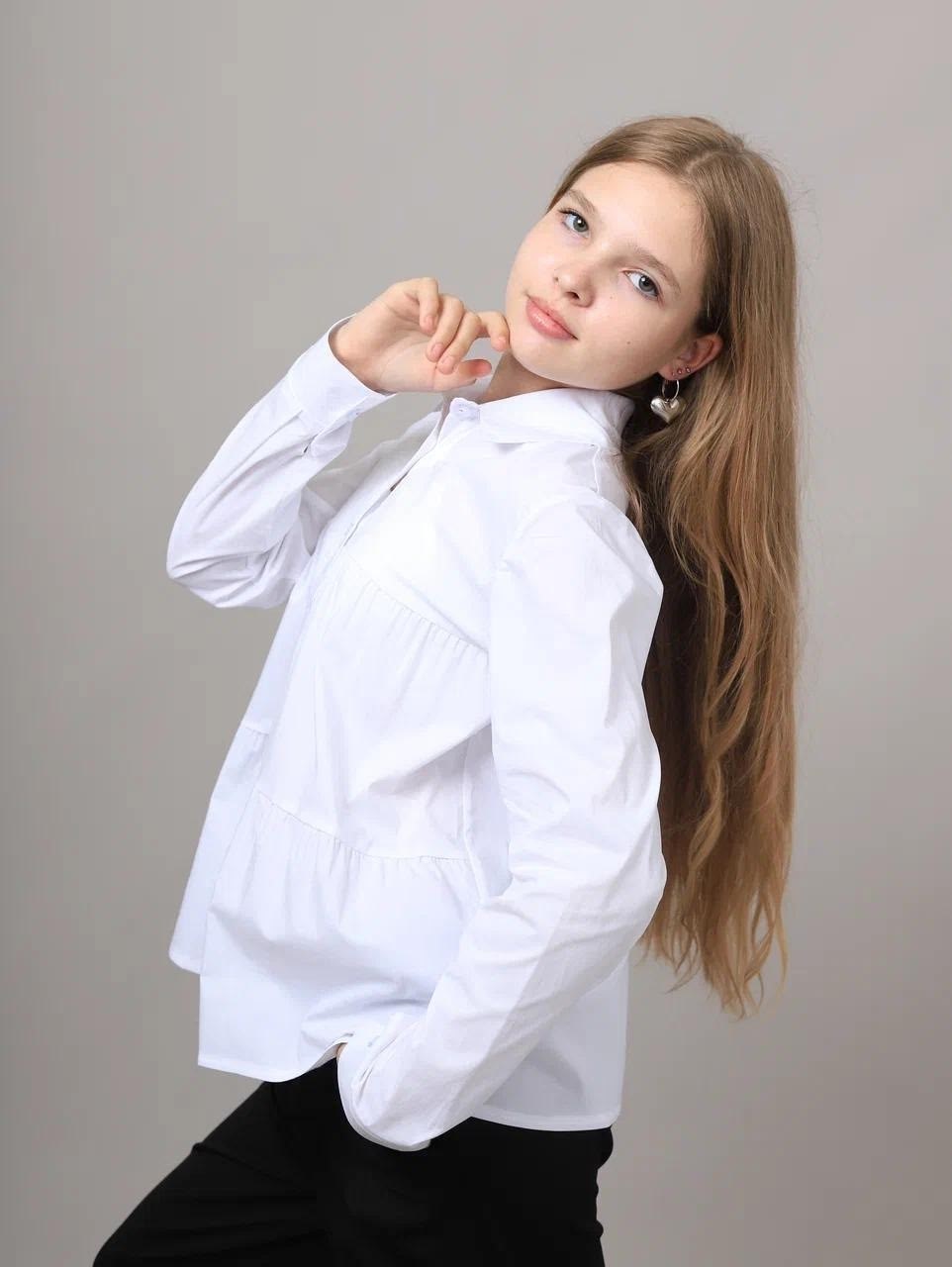 школьная рубашка для девочки,блузка для девочки,рубашка школьная белая оверсайз labroni,блузка школьная,рубашка для девочки