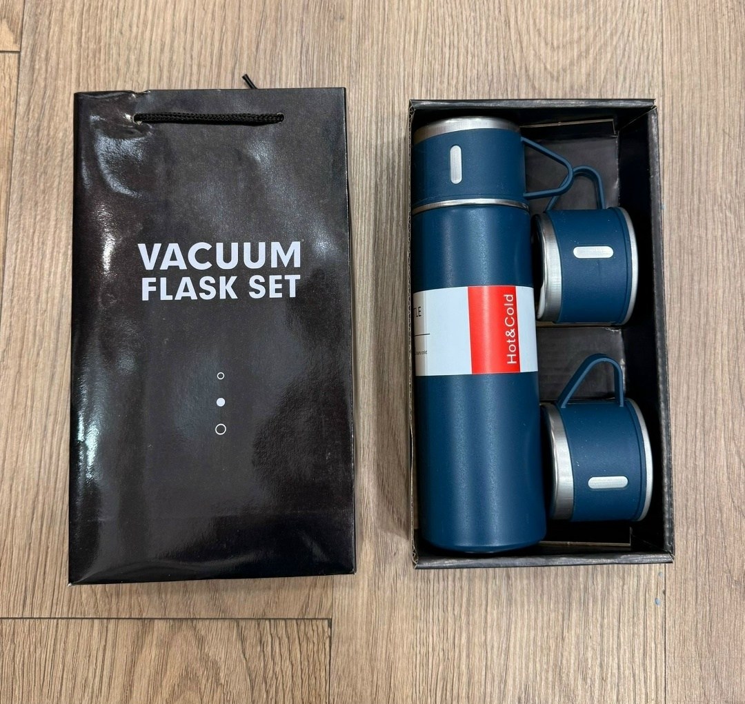 vacuum flask set термос,термос с тремя кружками vacuum flask set,термос с кружками набор,vacuum flask set,набор подарочный термос с кружками