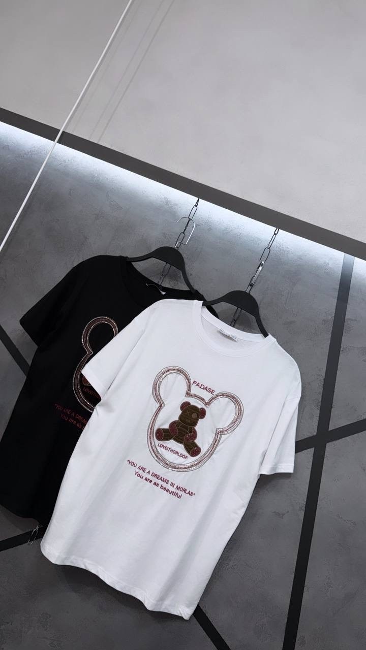 футболка с рисунком,футболки модные,стиль футболка,брендовые футболки,футболка с мишками