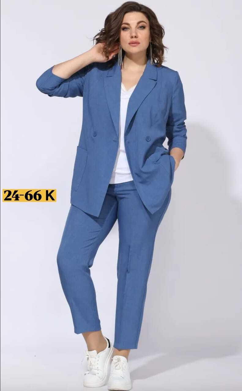 женский костюм брючный,брючной костюм,брючный костюм anastasia mak 1175 мятный,костюм женский,брючный костюм vilena 917 морской