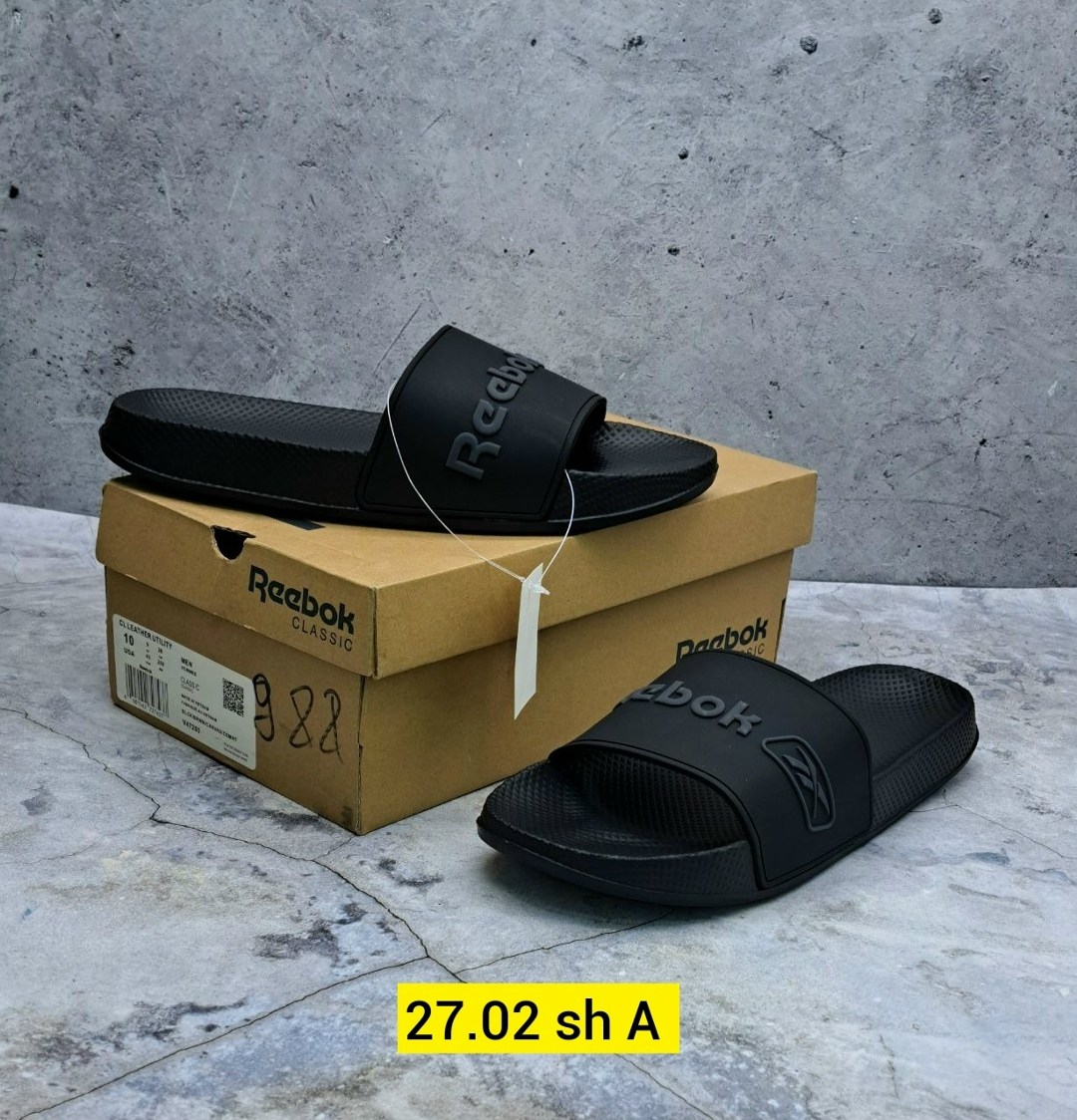 шлепанцы reebok,шлепки мужские,шлепанцы мужские,мужские тапки,мужские сланцы reebok fulgere slide