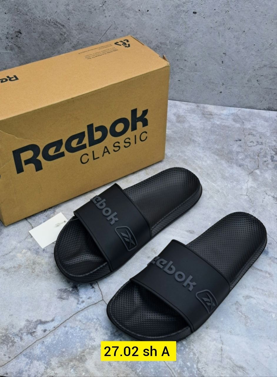 шлепанцы reebok,шлепки мужские,шлепанцы мужские,мужские тапки,мужские сланцы reebok fulgere slide