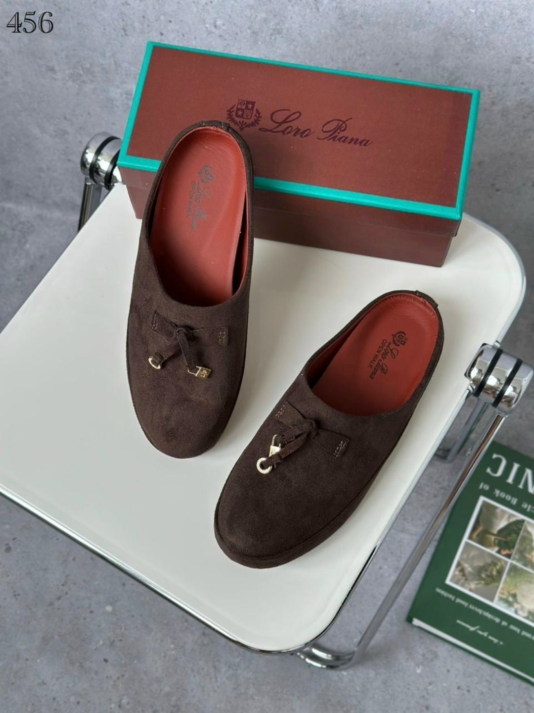 ,замшевые мюли,лоферы loro piana,мюли loro piana,замшевые тапочки