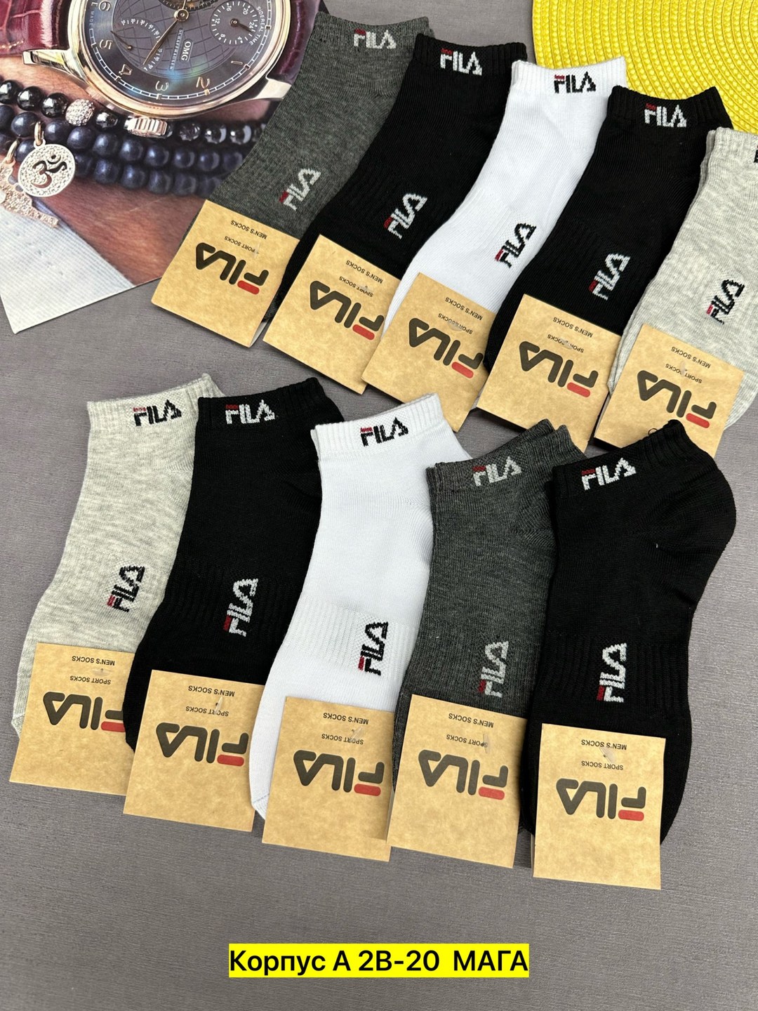 носки fila,носки мужские,носки fila мужские,носки fila короткие,комплект носки мужские